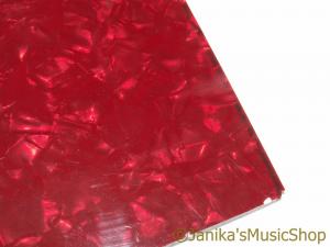 PICKGUARD MATERIAL RED PEARL 24x24CM